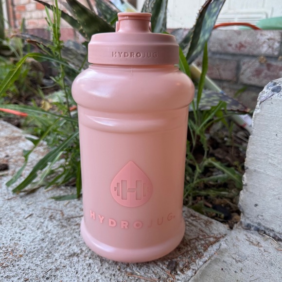 HydroJug Pro V1‎ Water Bottle Jug with Handle Snap Lid - Pink Sand - Picture 1 of 8